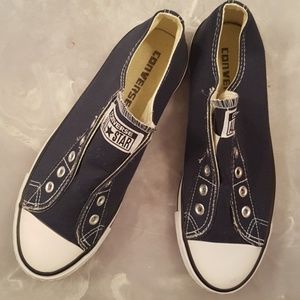 No-lace Navy Converse
